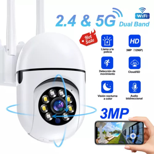 2.4/5g Red Remota 5g Monitor Cámara