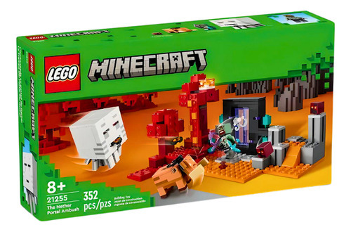 Lego Minecraft A Emboscada No Portal Do Nether 21255