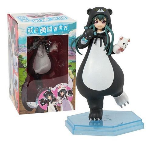 Figura De Kuma Kuma Kuma Bear, Yuna Pop Up Negro 17 Cm
