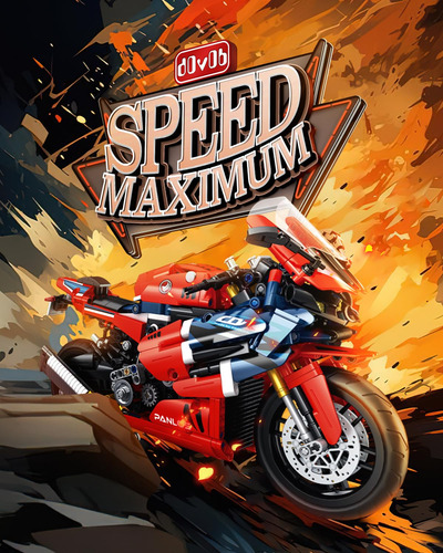 Juego De Bloques De Construcción Dovob Ctr 1000rr 1017 Pieza 0 Versión Del Personaje