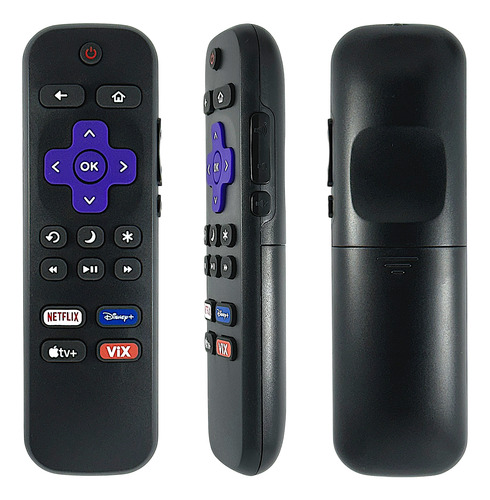 Control Compatible Con Tcl Roku Tv Smart 4k Vix + Funda Pila