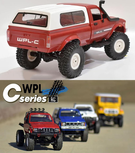 Camión Rc Apawband Wpl C24 Rc Crawler Escala 4x4 Rc Rock Off