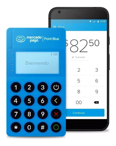 Point Blue Lector Tarjetas Conexión Bluetooth Mercado Pago