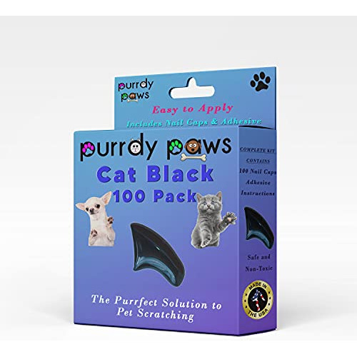 Purrdy Paws 100 Unidades De Tapas De Uñas Suaves Para Garra