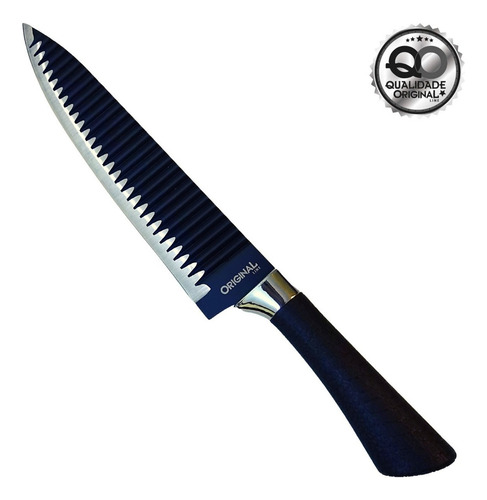 Faca Shark Profissional Carne/peixe/sushi/legumes 8pol/20cm Cor Prateado