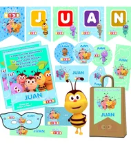 Comprar Kit Imprimible Candybar Bichikids  100% Editable Powerpoint
