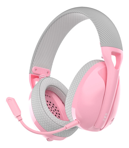 Audifonos Gamer Fantech Tamago Whg01 Pink Inalambrico Color Rosado