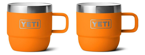 Taza Rambler 6fl Oz Aislada Al Vacio En Acero X2 Und Naranja