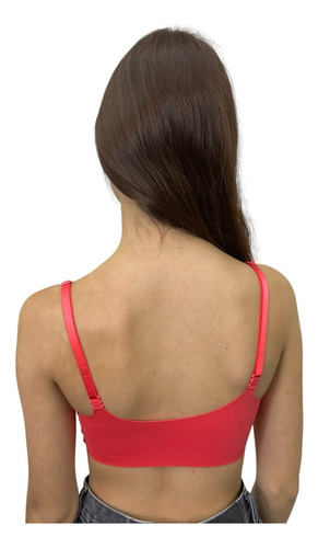 Bralette Calvin Klein Top Invisible Dama Ajustable Original