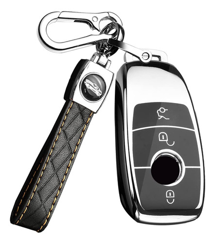 Ontto Apto Para Merced Benz Key Fob Cover Durable Tpu Case