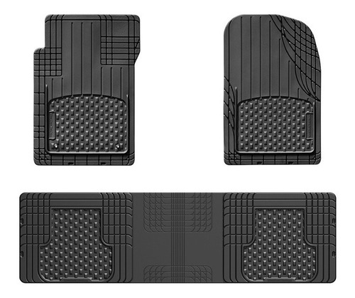 Tapete De Goma Universal Weathertech 3 Piezas