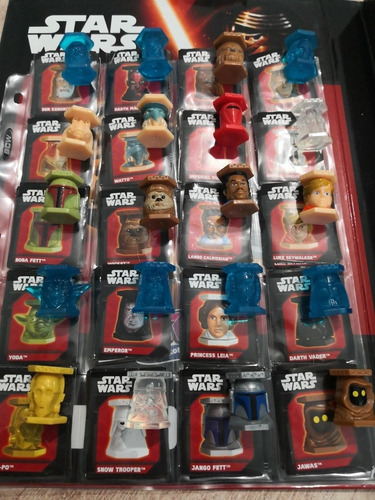 Abatons Star Wars Completa 40/40 + 40 Tarjetas + 6 Sobres +1