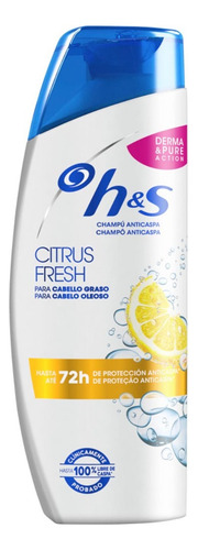 Champú Head & Shoulders Citrus Fresh 200ml Limon Anticaspa