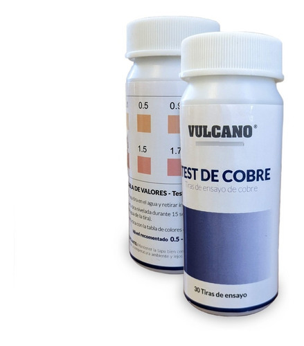 Test De Cobre Vulcano Para Medicion Ionizador Solar Piscina