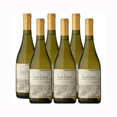 Vino Saint Felicien Chardonnay Roble X750ml Caja X 6u Mp 