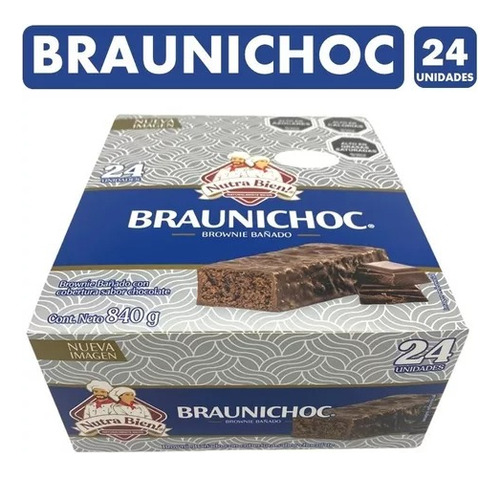 Chocolate Braunichoc Nutra Bien Caja 24 Unidades