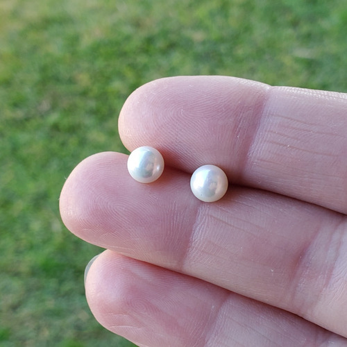 Aros Acero Quirurgico Cardinal Perla Blanca 6mm