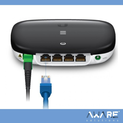 Router Ubiquiti Uf-wifi Gpon 4 Puertos Lan Rj45 Gbe Con Wifi