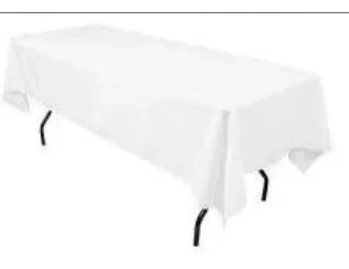 6 Mantel Rectangular Tablón 3 X 150 Mantelería Banquetes