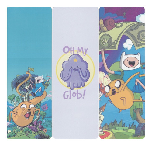 Pack 12 Separadores Para Libros Colección Adventure Time Multicolor Adventure Time 2