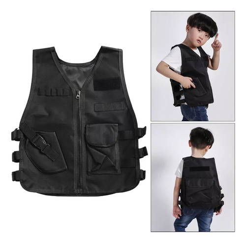 Chaleco Táctico Para Niños, Chaleco Policial, Equipo Militar