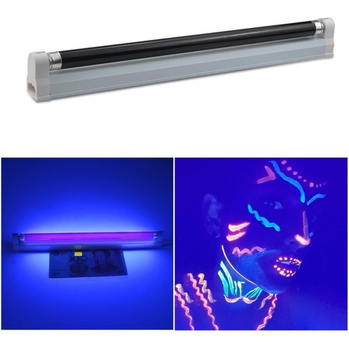 Lampara Luz Negra Uv 6w Ultravioleta Chequeadora De Billetes