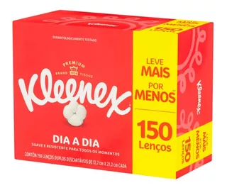 Lenco Papel Kleenex C/150un - Kit C/6un