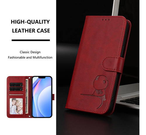 Funda Tipo Cartera Con Temática De Panda Para Cubot Note 40/p50/a10/a20/a30/max 5, Cierre Magnético, 3 Ranuras Para Tarjetas, A Prueba De Golpes