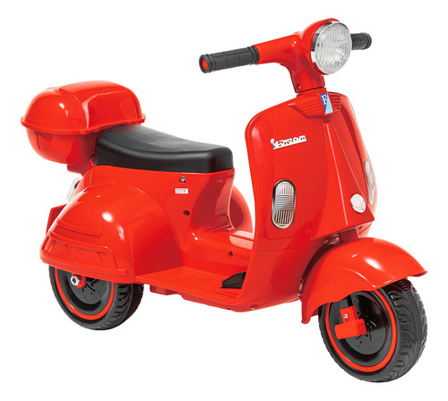 Moto Scooter A Batería Scooter Niños Con Valija Luces