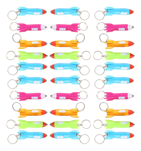 Llavero Rocket, Linterna, Regalo, 30 Unidades