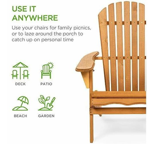 Imagen 2 de 7 de La Mejor Opción Productos De Madera Plegable Silla Adirondac