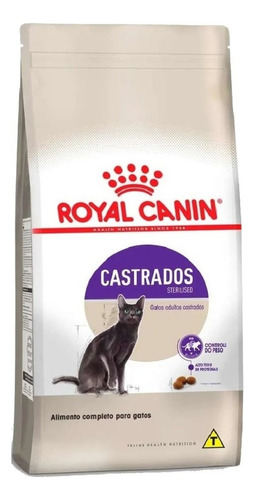 Alimento Royal Canin Feline Health Nutrition Sterilised para gato adulto sabor mix em sacola de 10kg