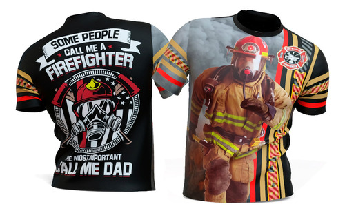 Remera De Bomberos Diseño Exclusivo Bomberomania Modelo 2