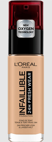 Base de maquillaje líquida L'Oréal Paris Infaillible 24H Fresh Wear Infaillible 24H Fresh Wear tono 140 golden beige - 30mL 30g