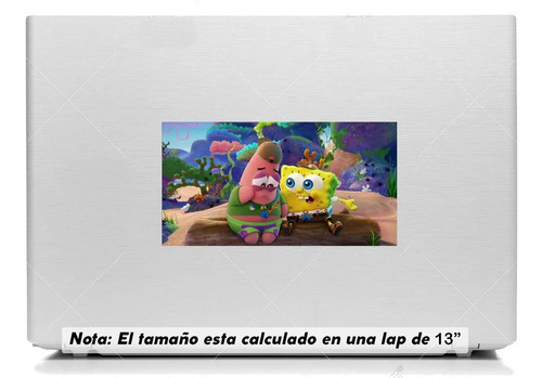 Vinil Sticker Laptop 13 PuLG. Bob Esponja Pelicula Modld0015