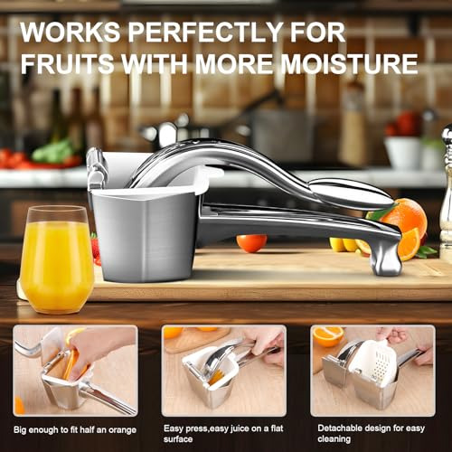 Exprimidor De Limón Resistente - Exprimidor Manual Grande Pa