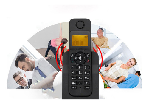 Teléfono Inalámbrico Digital Portátil For Oficina Y Hogar,