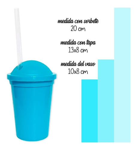 Vasos Plasticos Souvenirs Pasteles X 45 U - Lollipop