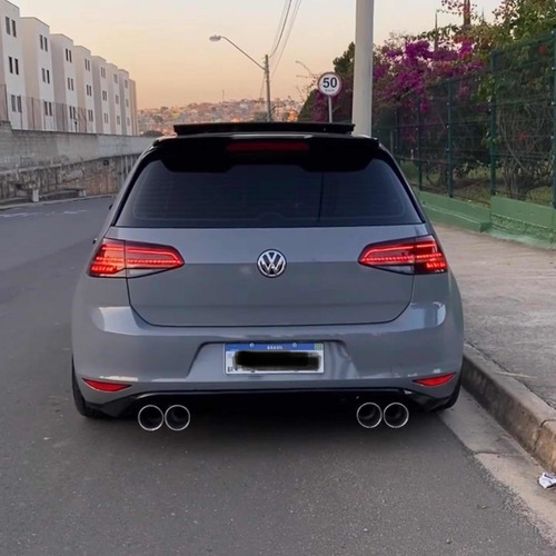 Difusor Spoiler Vw Golf Tsi E Gti Saída Dupla Ou Quad Black