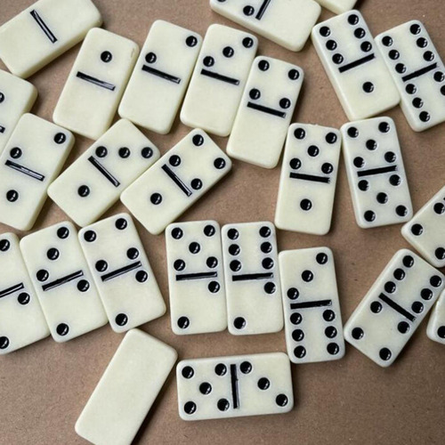 2 Juego De Dominó Double Six, 28 Dominó En Estuche