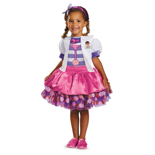 Disfraz Para Niña Doctora Tutú Talla 3t-4t Halloween