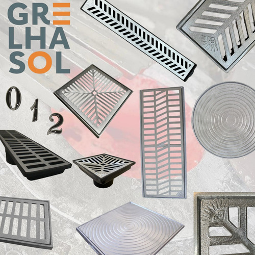 Ralo Linear 20x100 Alumínio Reforçado Grelha C/aro 19 Metros