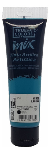 Tinta Acrílica Artistica Mix True Colors 150ml 2177 Verde La