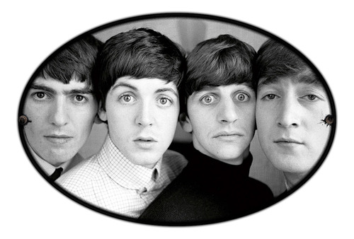 #75 - Cuadro Decorativo Vintage Rock - The Beatles No Chapa