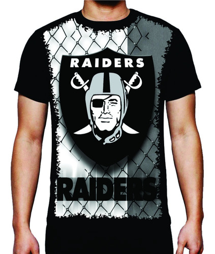 Camiseta Camisa Time Oakland Raiders Full Print 3d 
