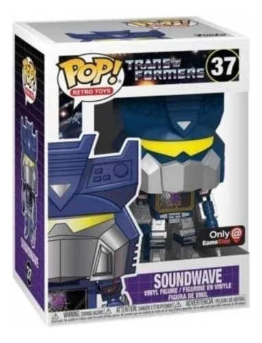 Funko Pop! Soundwave Transformers #37 Exclusivo Gamestop
