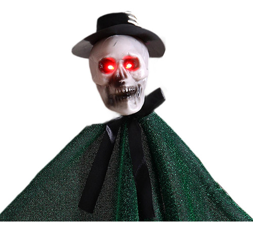 Decoración Colgante Para Halloween, Espectro Sombrío Verde