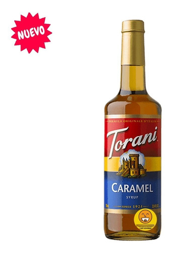Syrup Jarabe Saborizante Torani Sabor Caramelo 750 Ml