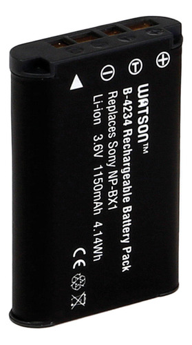 Batería De Iones De Litio Watson Np-bx1 (3,6 V, 1150 Mah)
