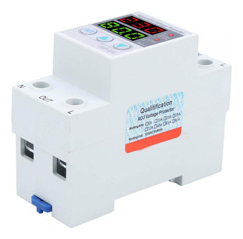 Protector Ajustable Sobre Y Bajo Voltaje 100130 Vac 40a